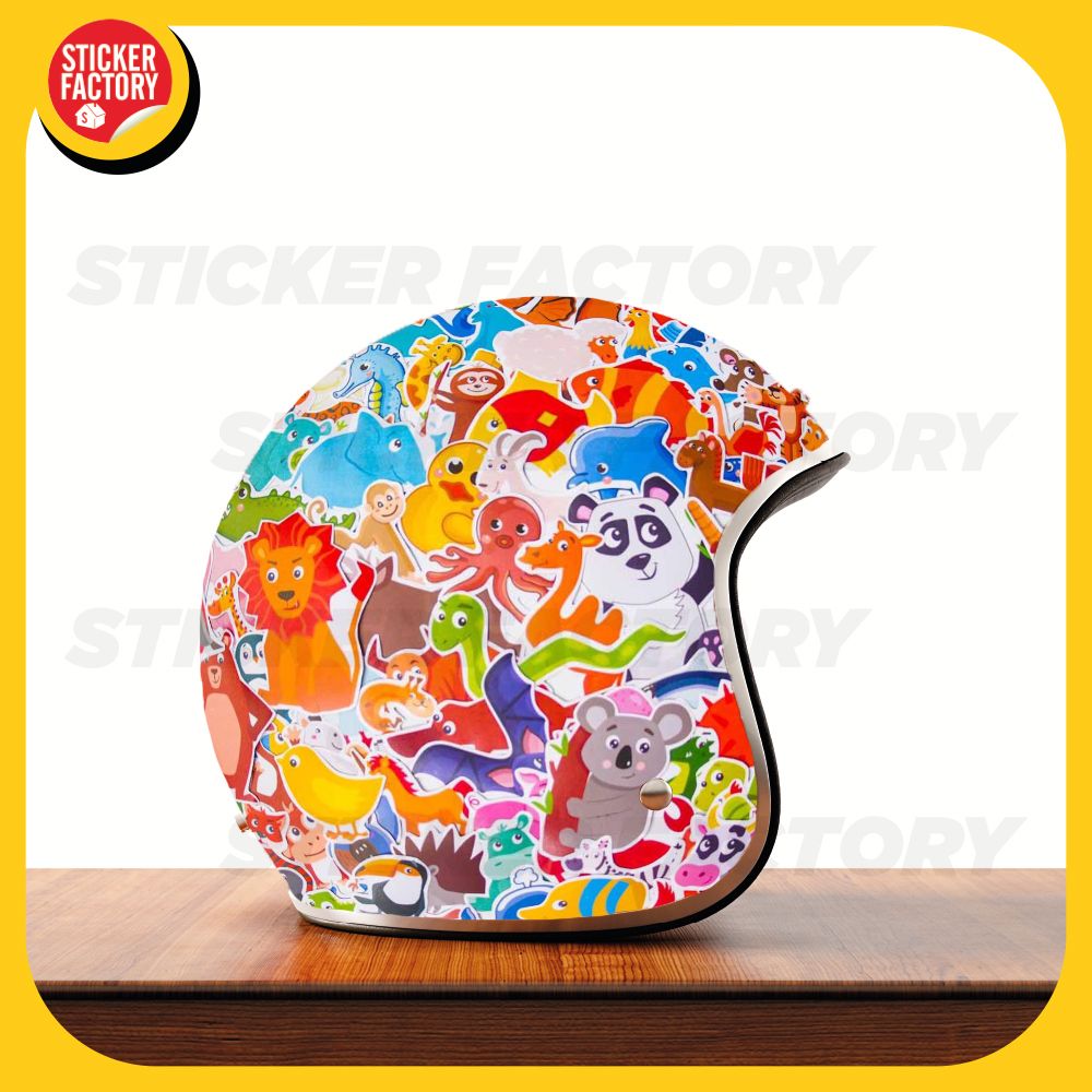 Set 100 Sticker hình dán động vật - Animals Muôn Thú