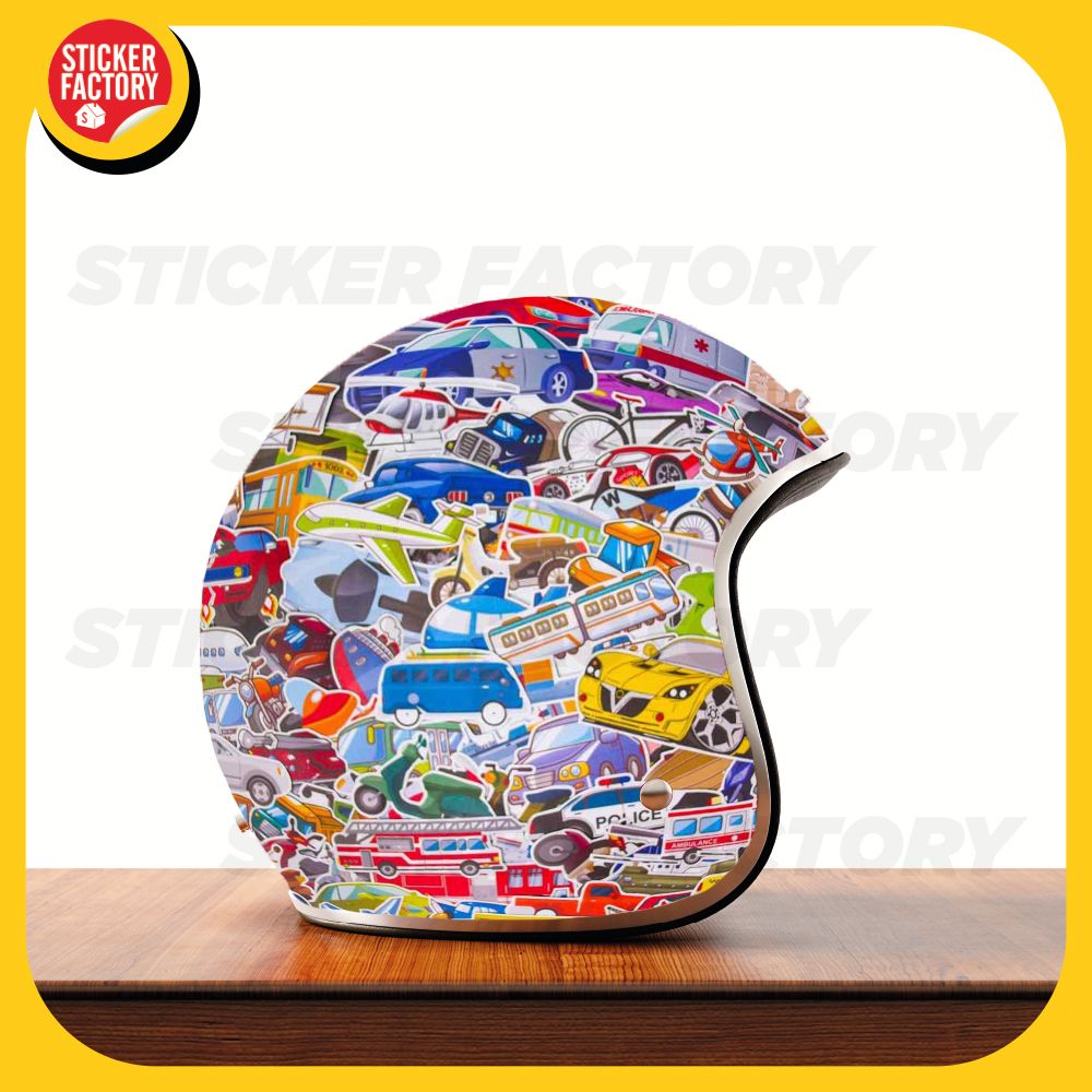 Transportation for Kids - Phương tiện giao thông - Set 100 sticker hình dán