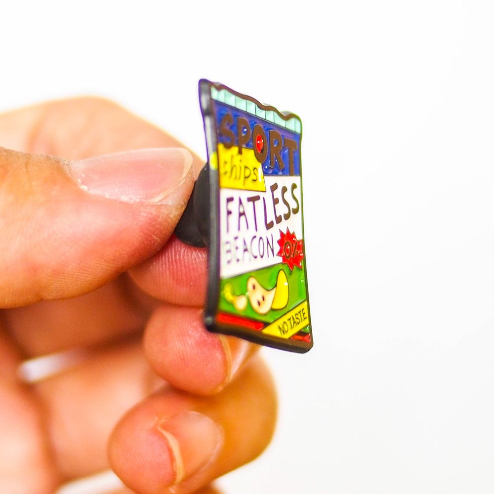 Sport chips fatless beacon - Pin sticker ghim cài áo