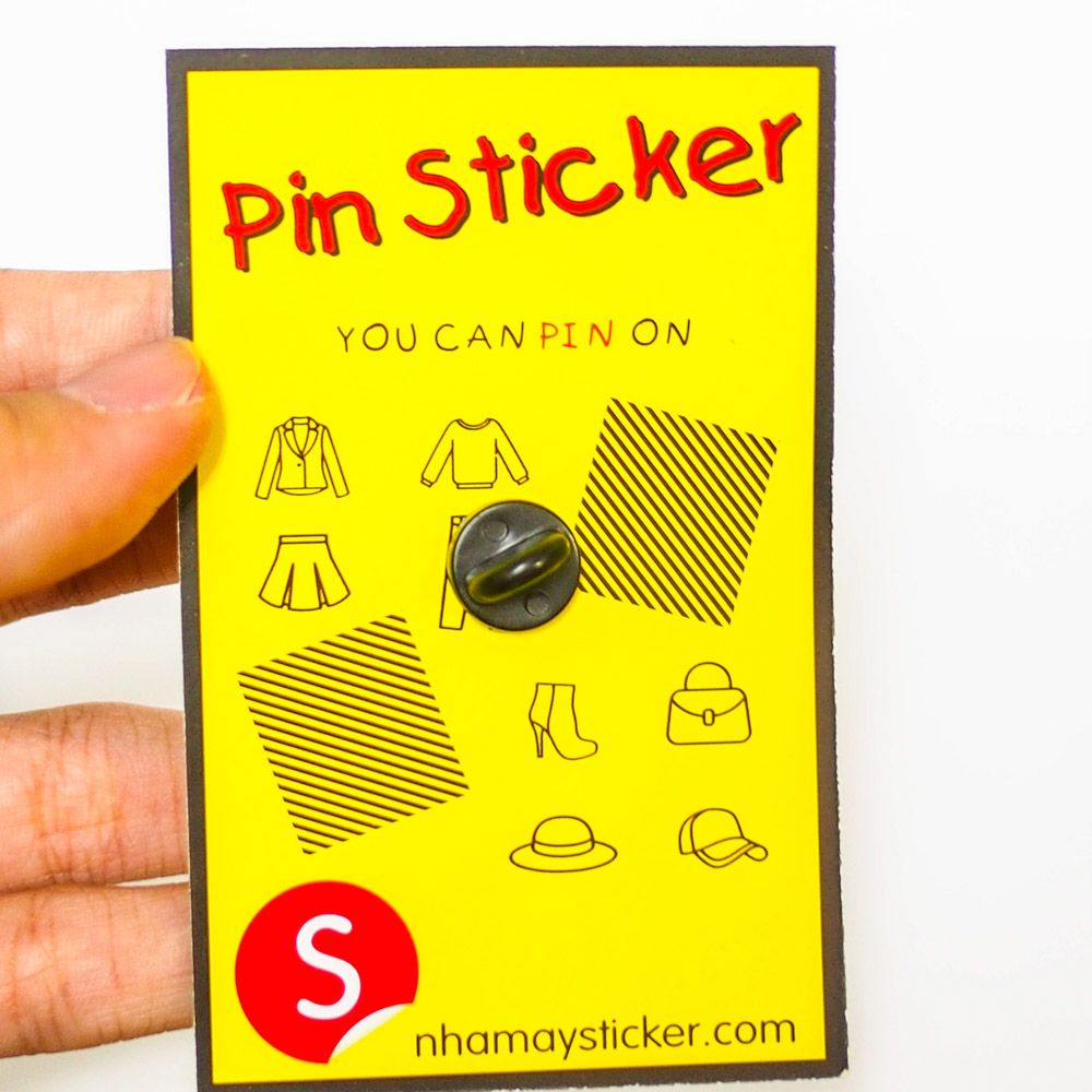 Sport chips fatless beacon - Pin sticker ghim cài áo