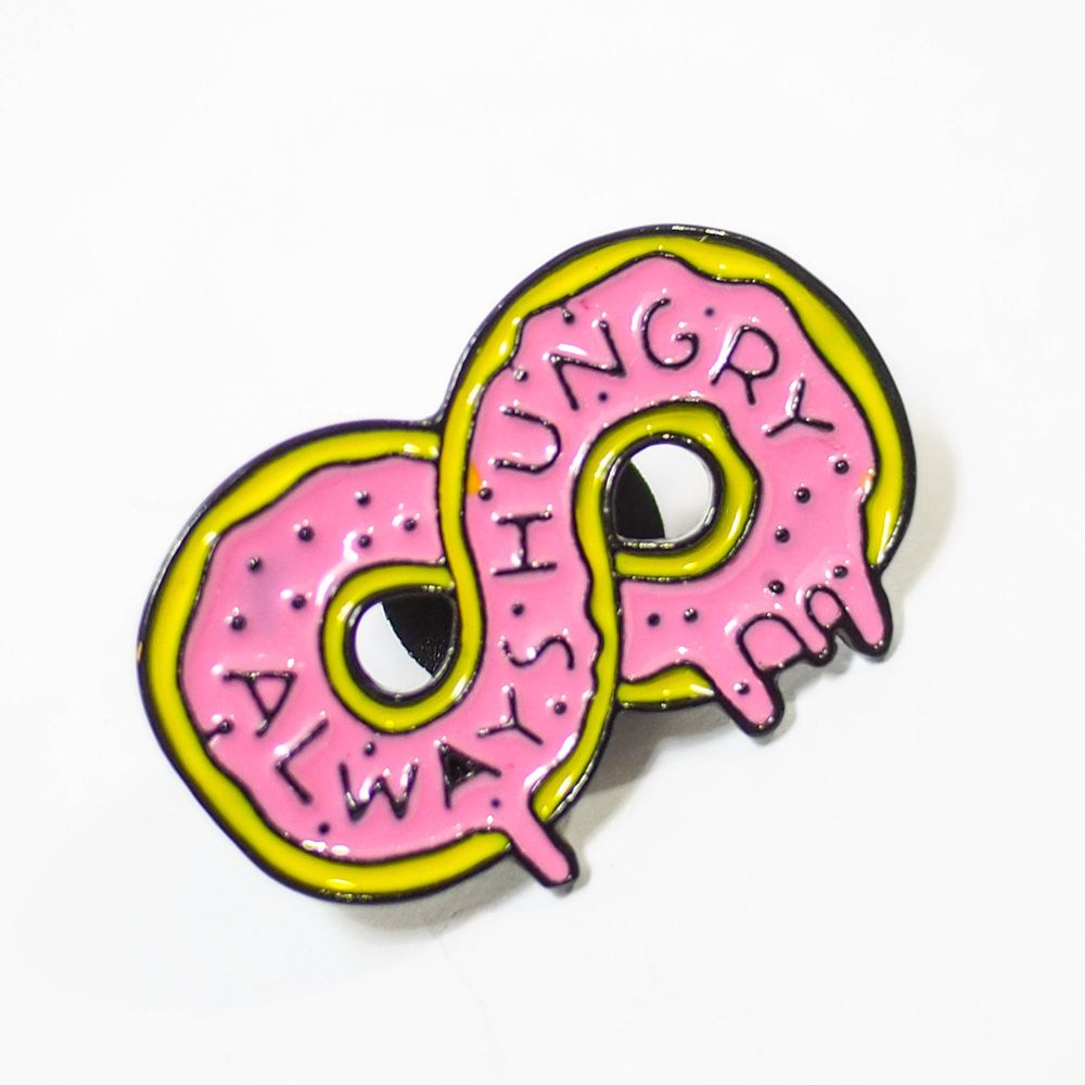 Always hungry - Pin sticker ghim cài áo