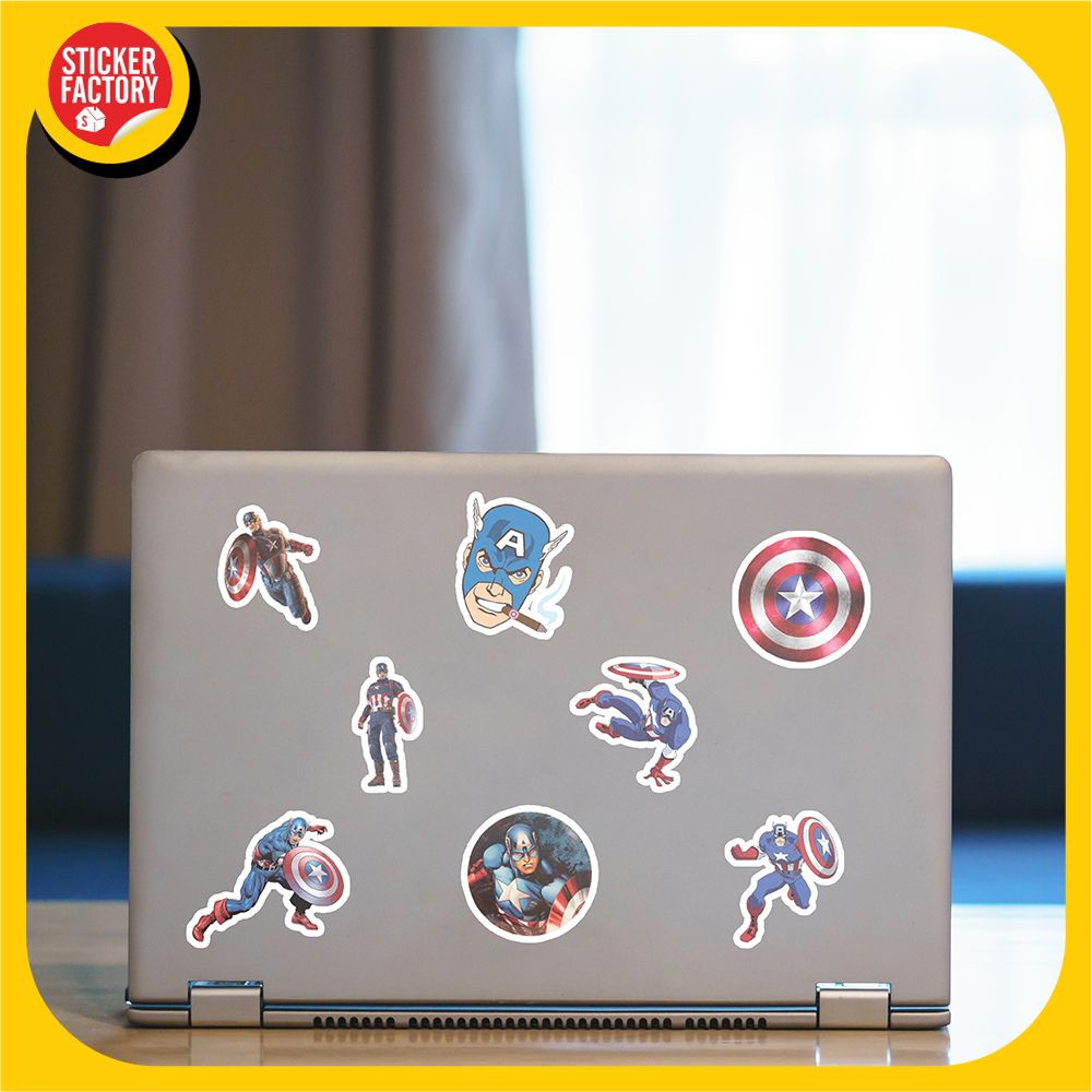 Captain American - Set 30 sticker hình dán