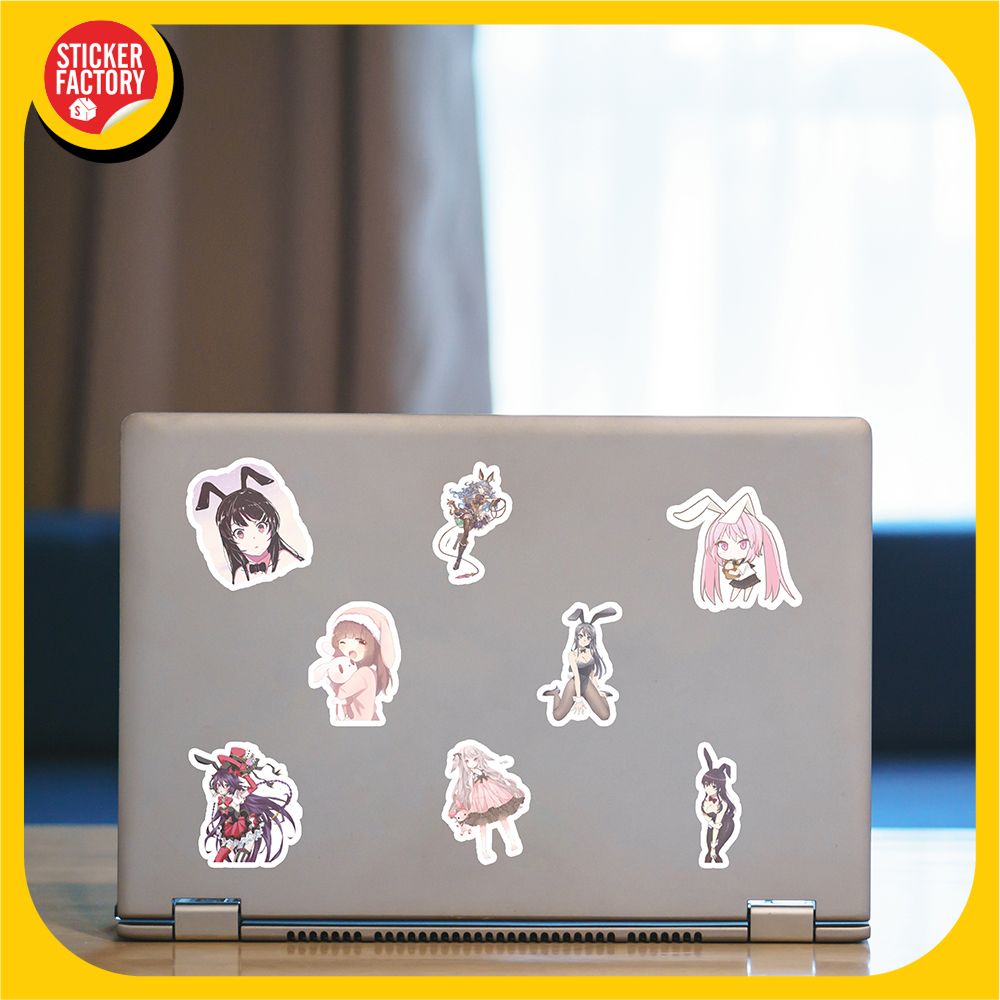 Bunny Girl Anime - Set 30 sticker hình dán