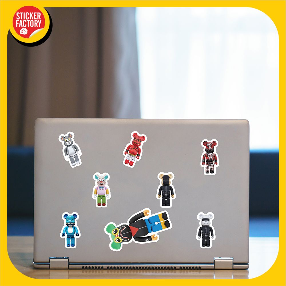 Bearbrick - Set 30 sticker hình dán