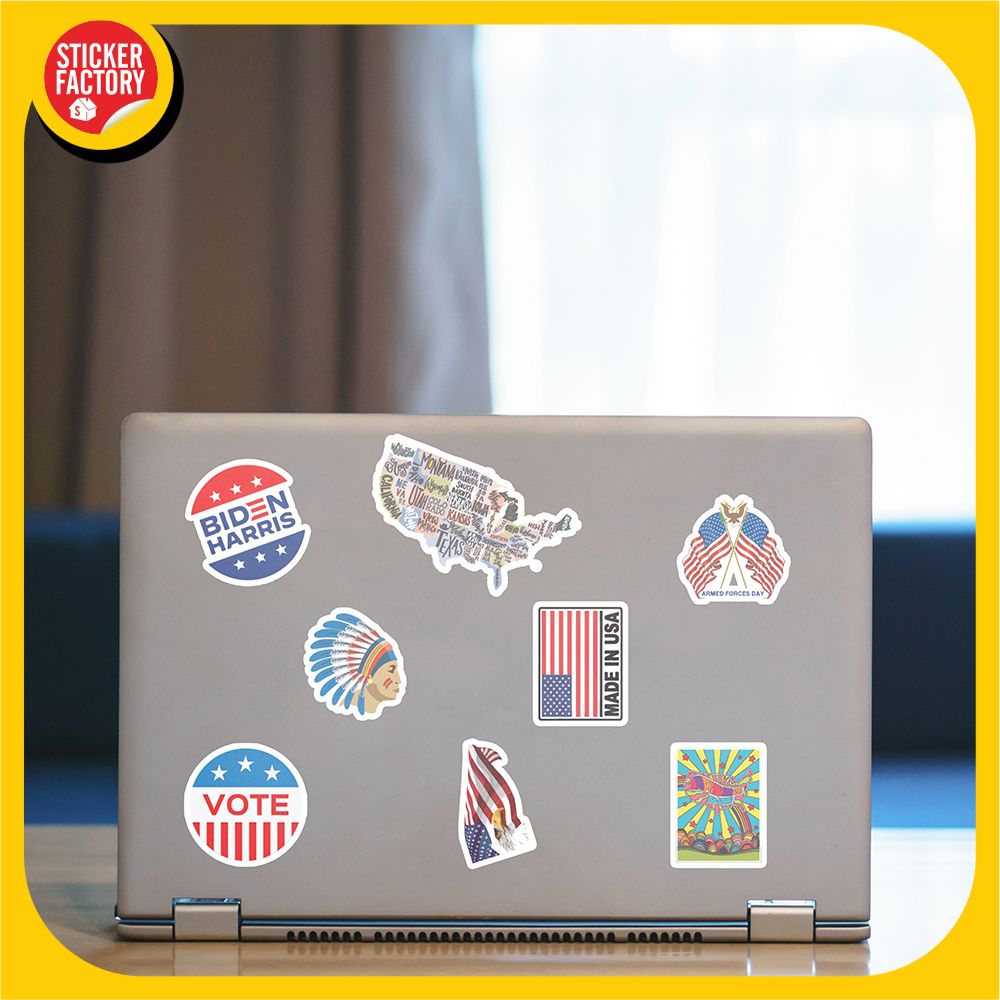 USA - Set 30 sticker hình dán