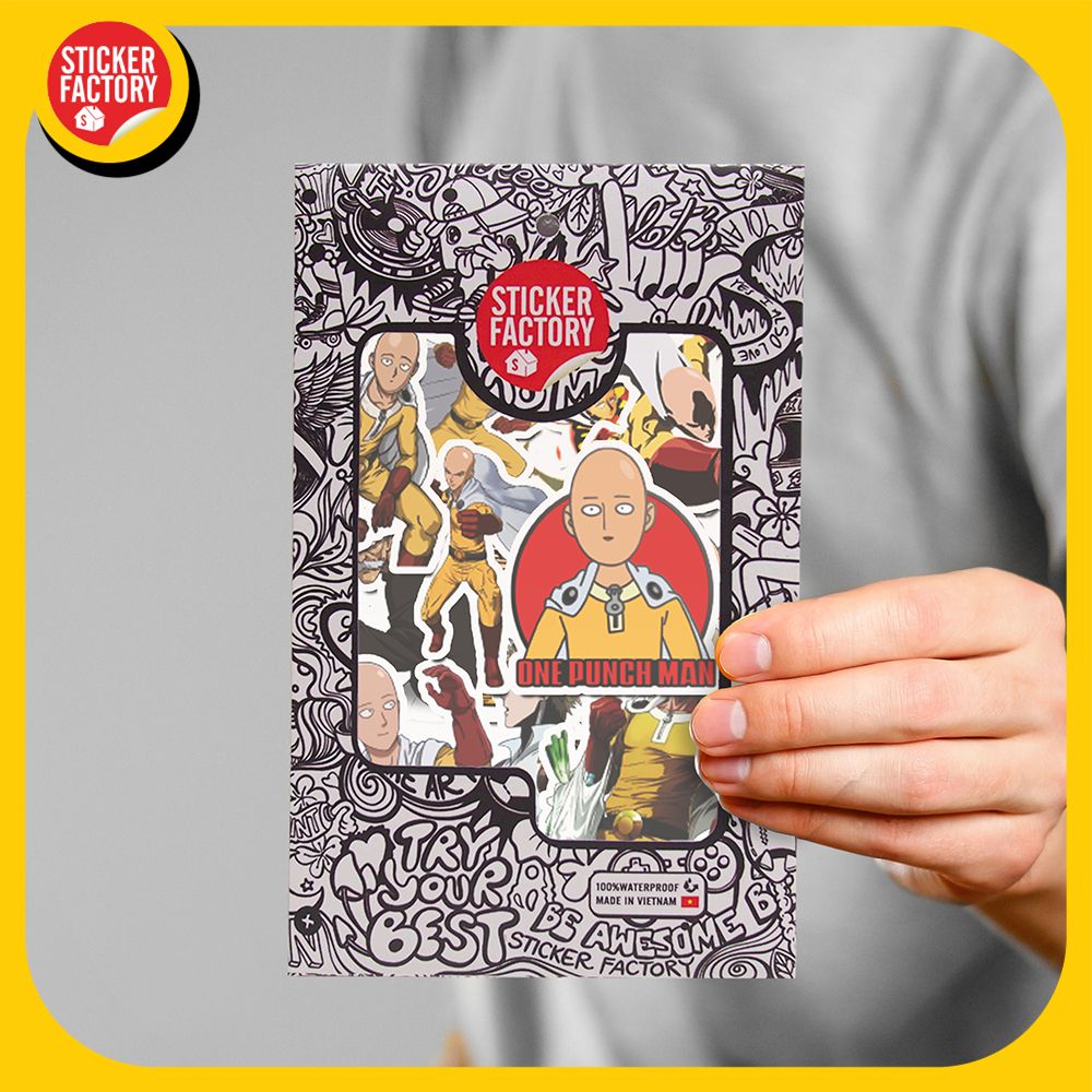 One-Punch Man - Set 30 sticker hình dán