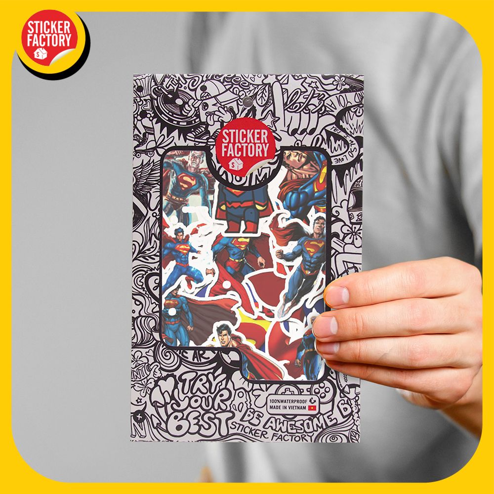 Superman - Set 30 sticker hình dán