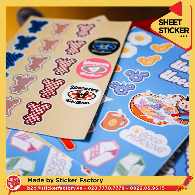 Sticker sheet vinyl