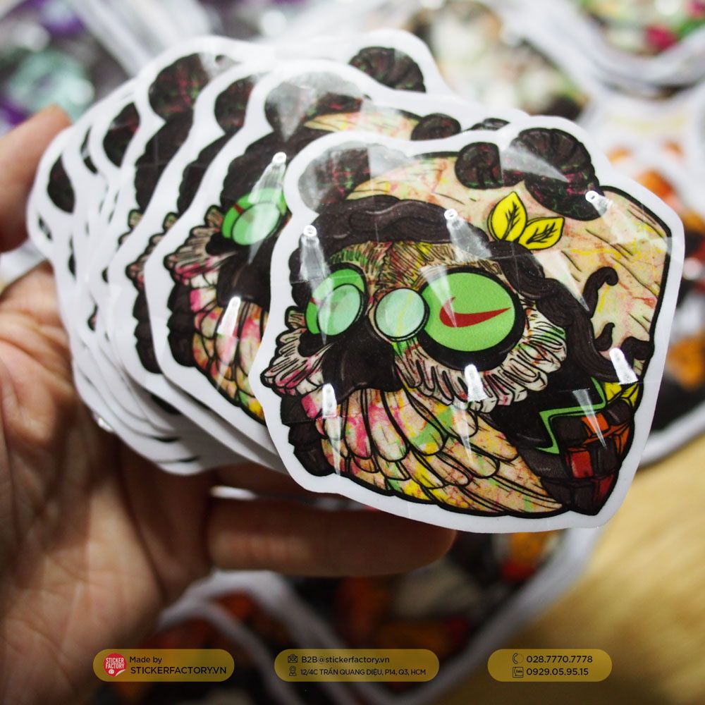 Sticker Vinyl - Cán màn hiệu ứng 3D