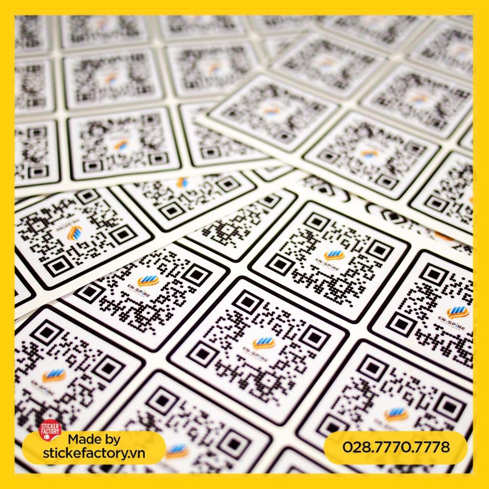 Sticker Vinyl hình chữ nhật bo góc tròn