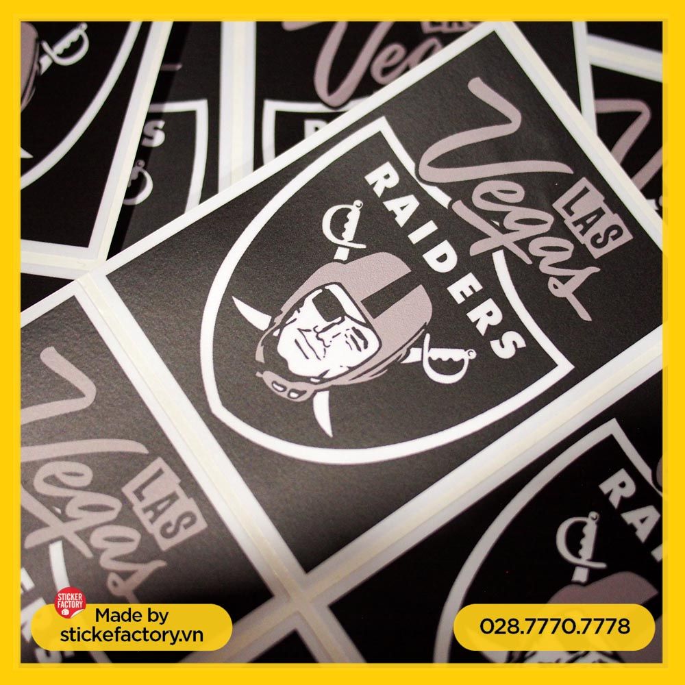 Sticker Vinyl hình chữ nhật