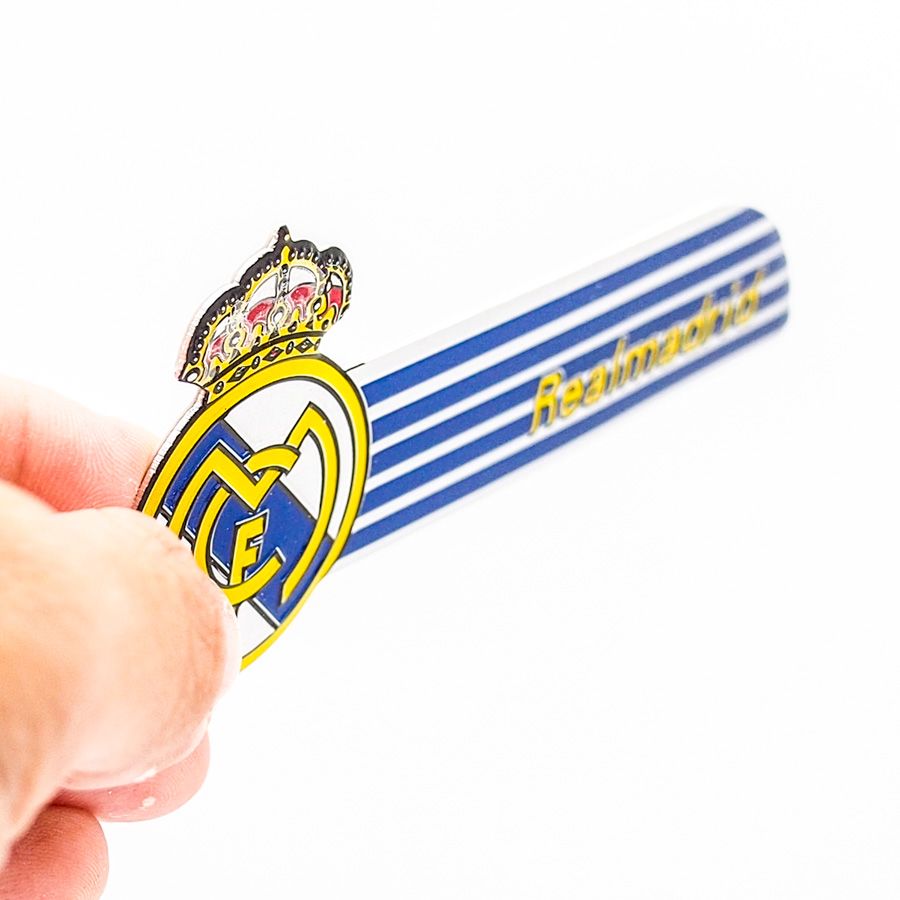 Sticker hình dán metal CLB Bóng đá - Real Madrid