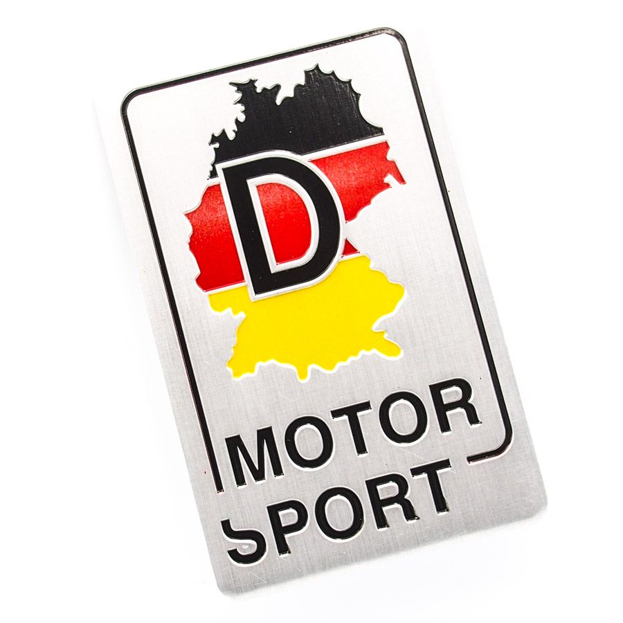 Sticker hình dán metal cờ Đức - Motor Sport