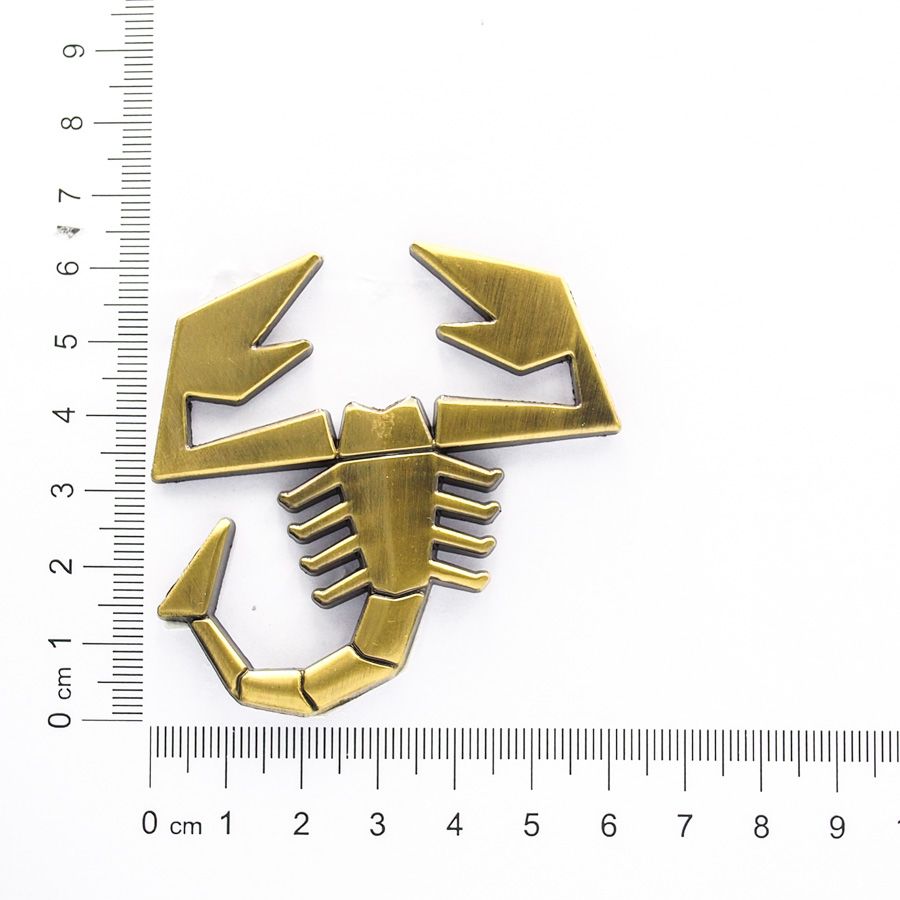 Sticker hình dán metal Bọ Cạp Scorpion 3D