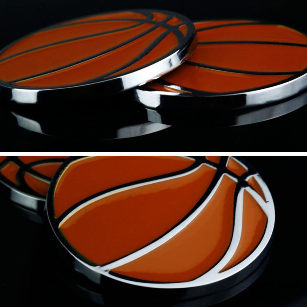 Bóng rổ NBA - Sticker hình dán metal kim loại 3D