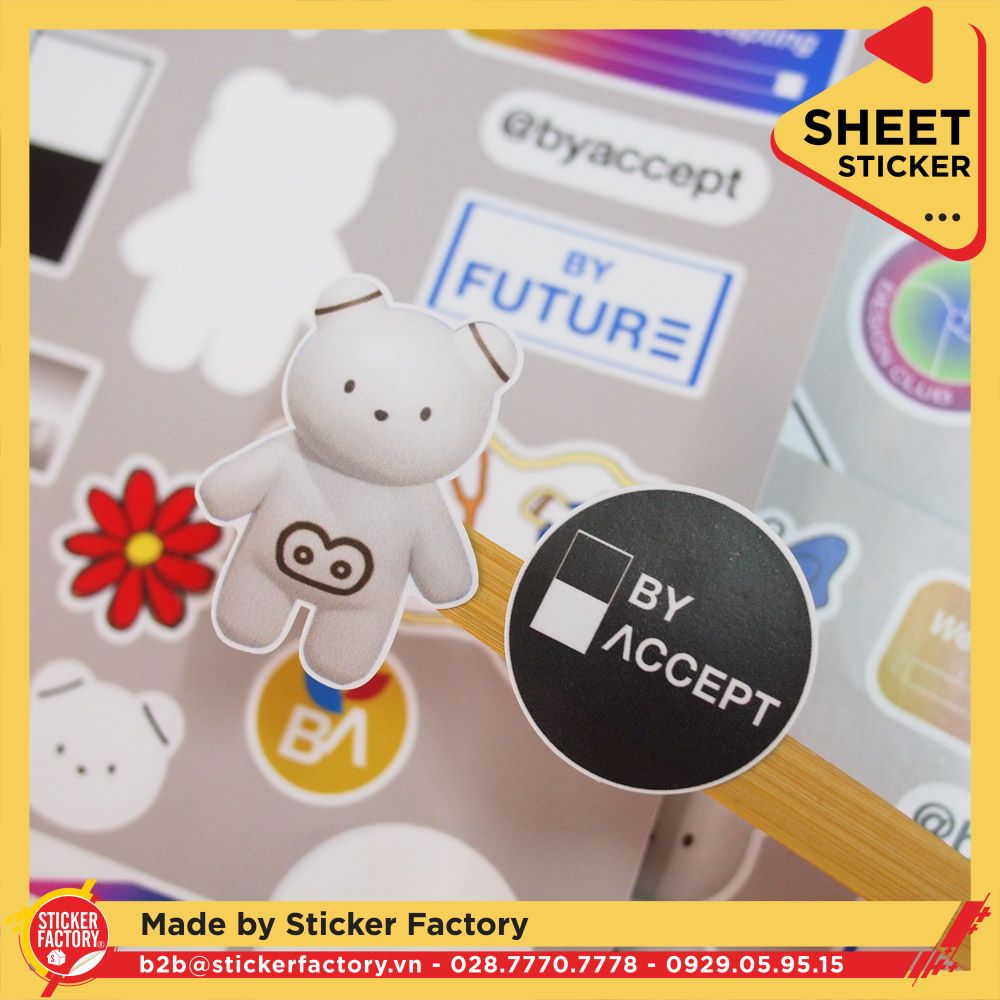 Sticker sheet vinyl