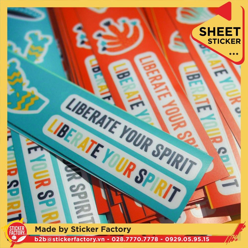 Sticker sheet vinyl