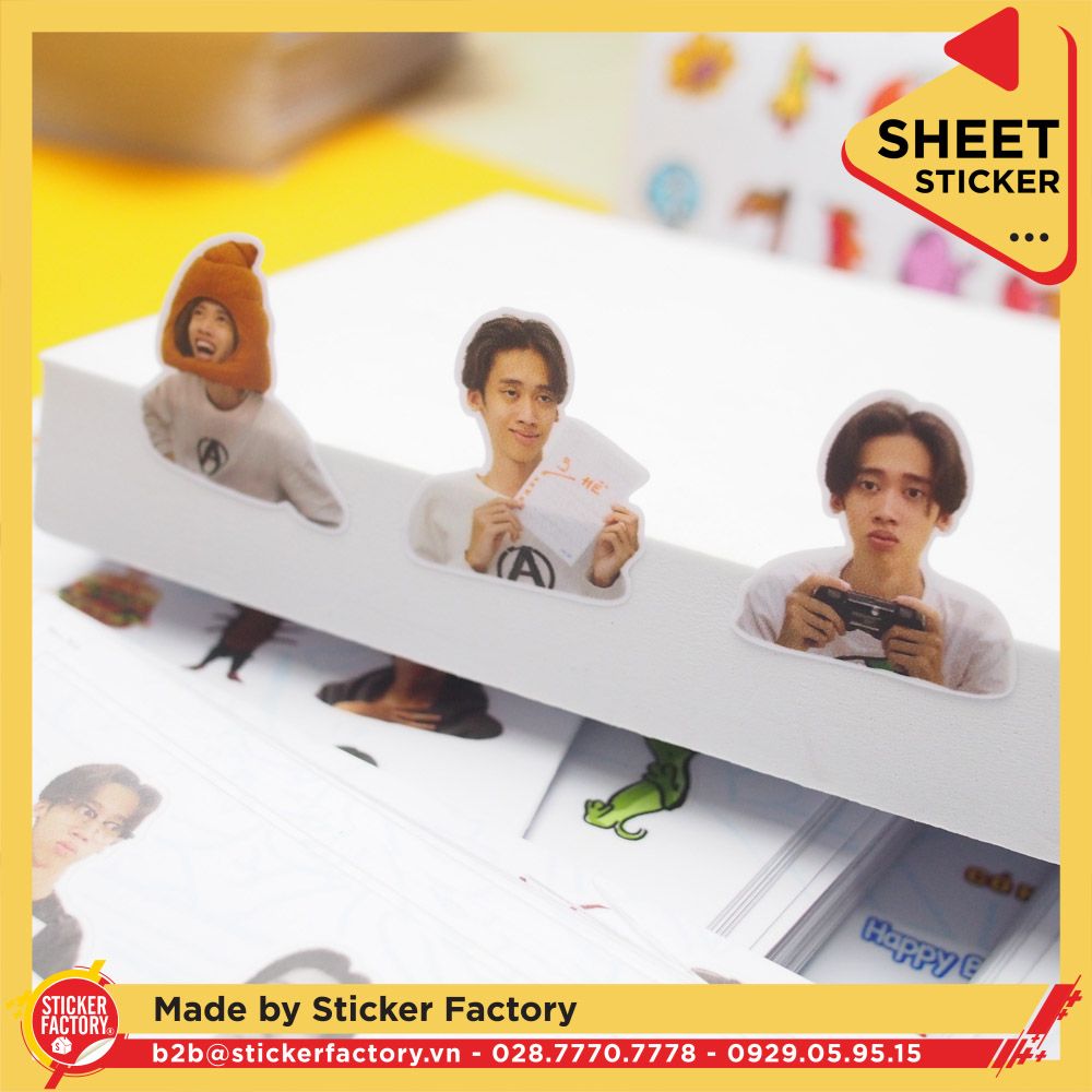 Sticker sheet vinyl