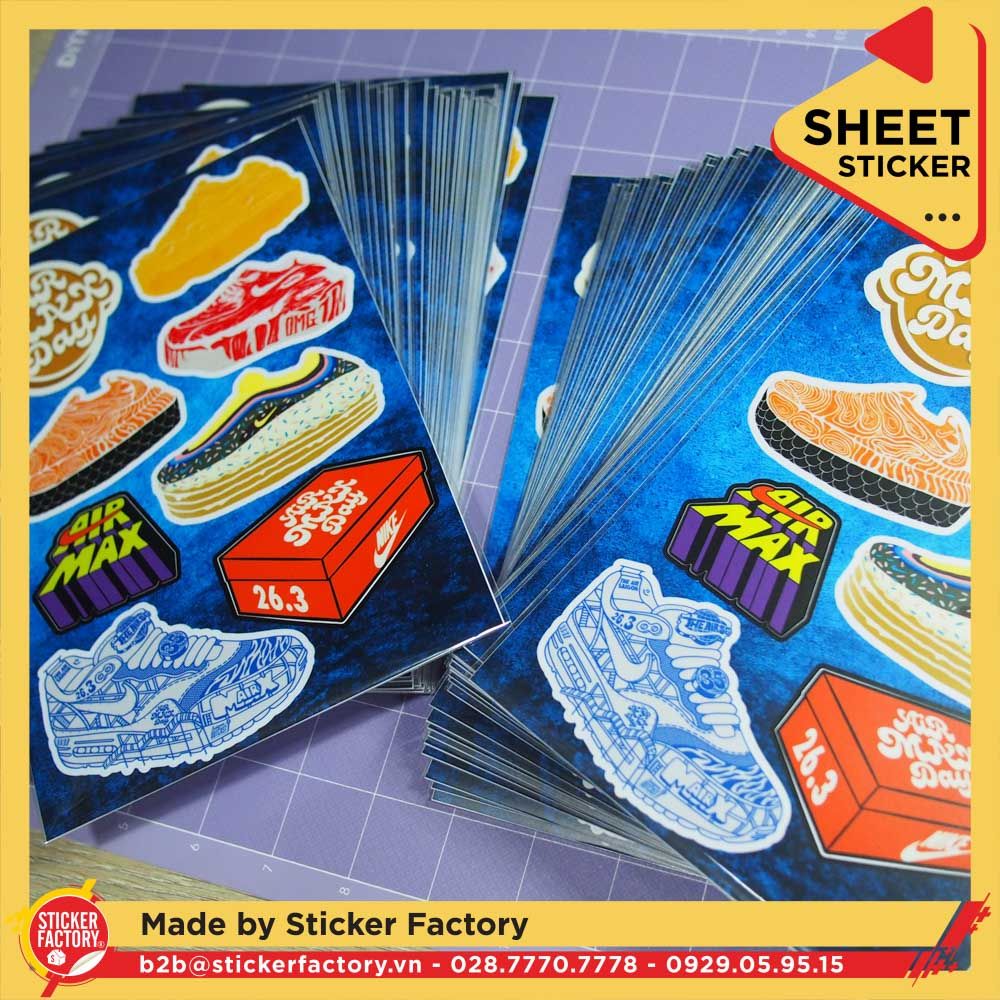 Sticker sheet vinyl