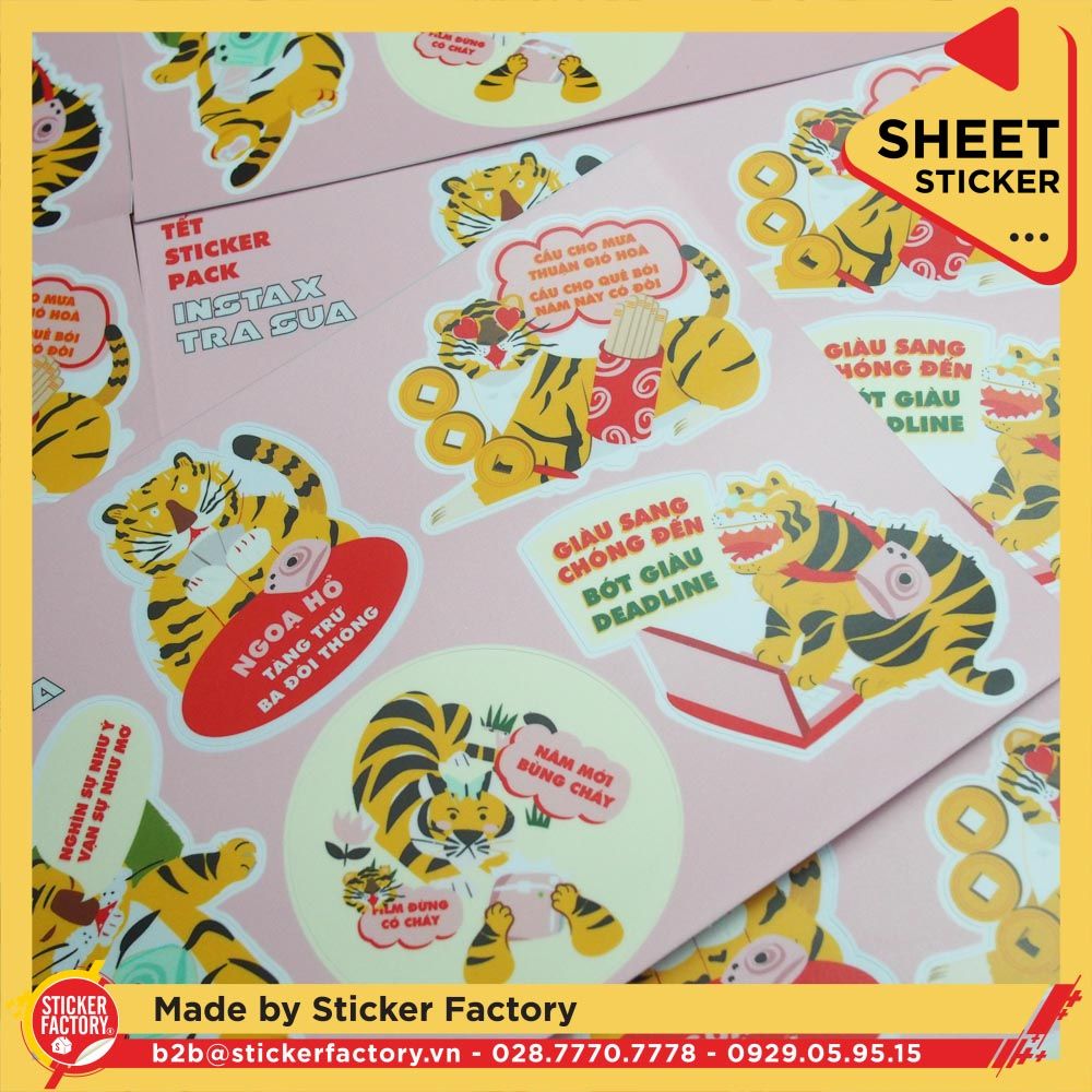 Sticker sheet vinyl