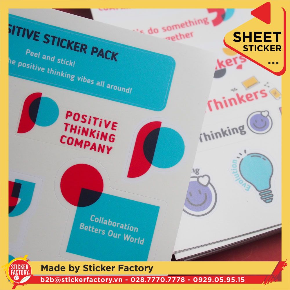 Sticker sheet vinyl