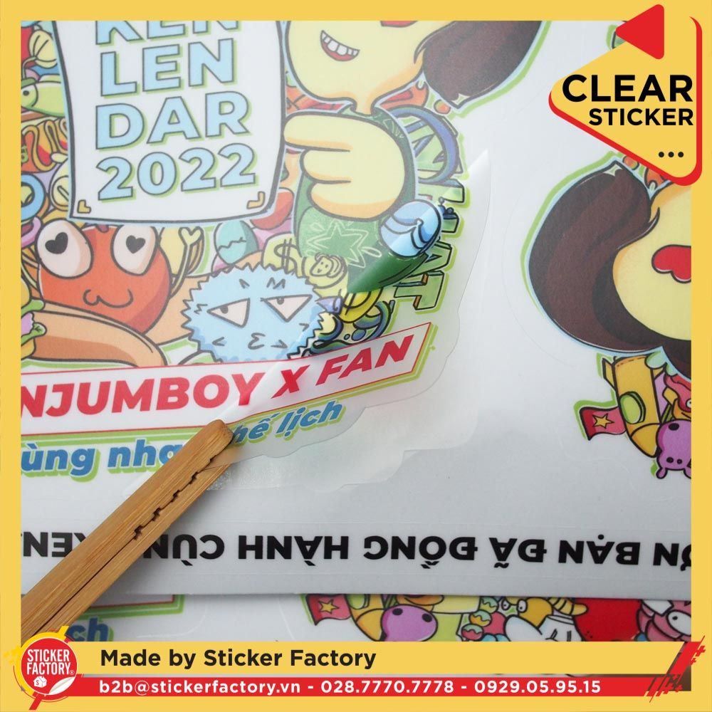 Sticker vinyl trong suốt