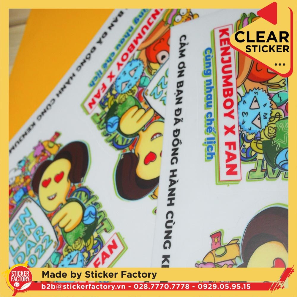 Sticker vinyl trong suốt