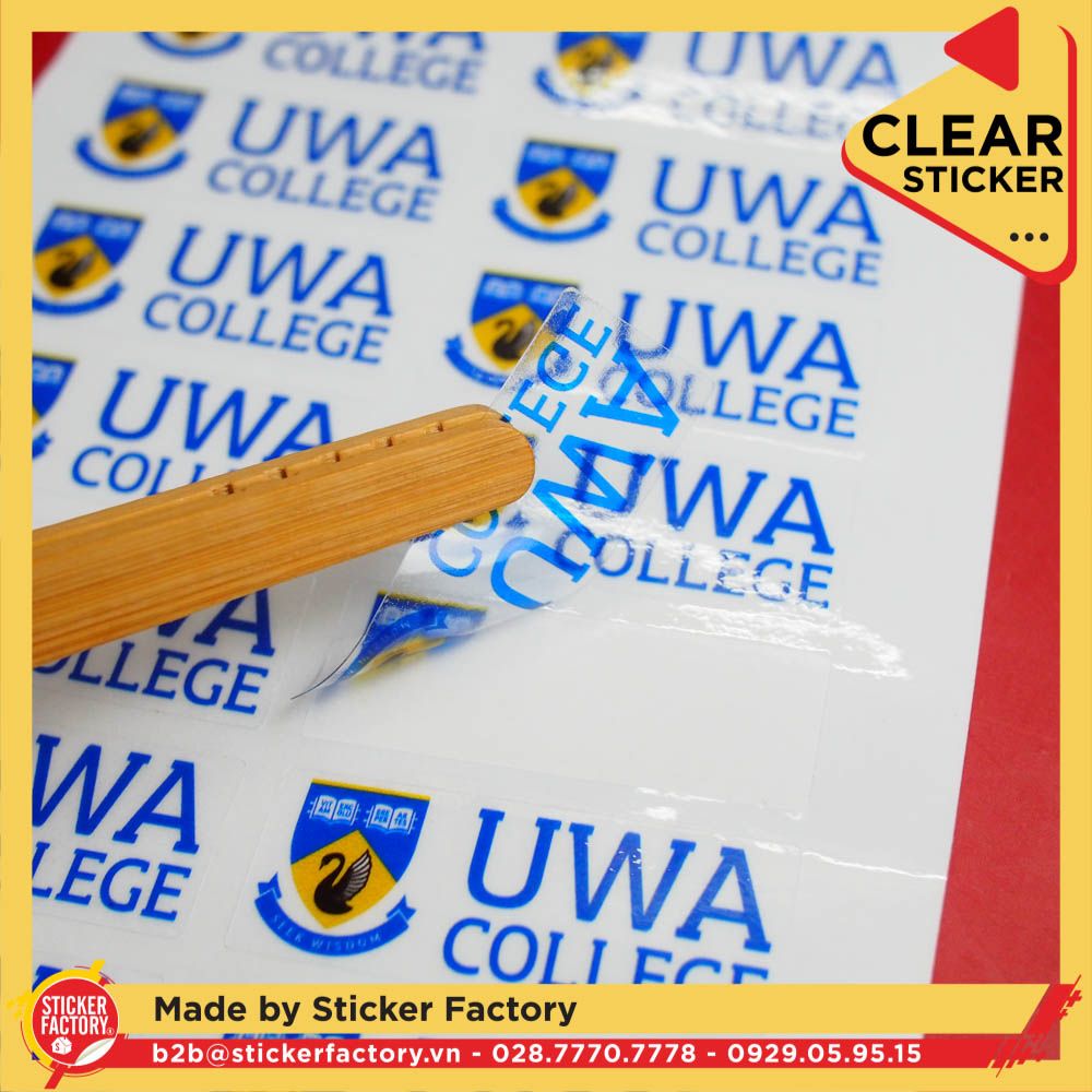 Sticker vinyl trong suốt