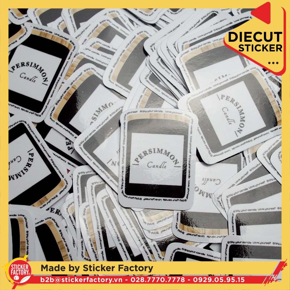 Sticker vinyl cắt rời từng con - Diecut sticker