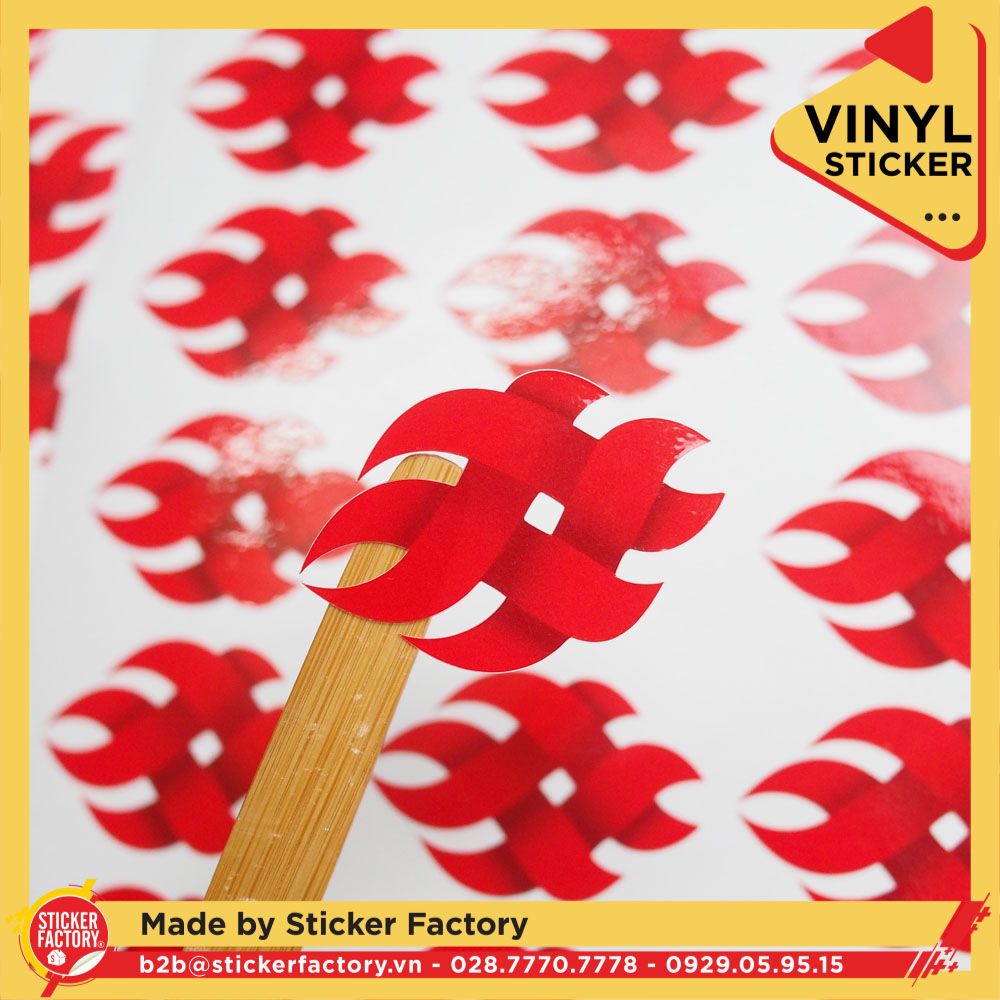 Sticker Vinyl cắt bế theo viền