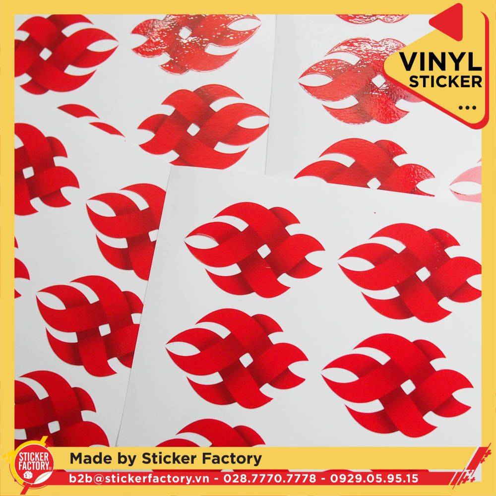 Sticker Vinyl cắt bế theo viền