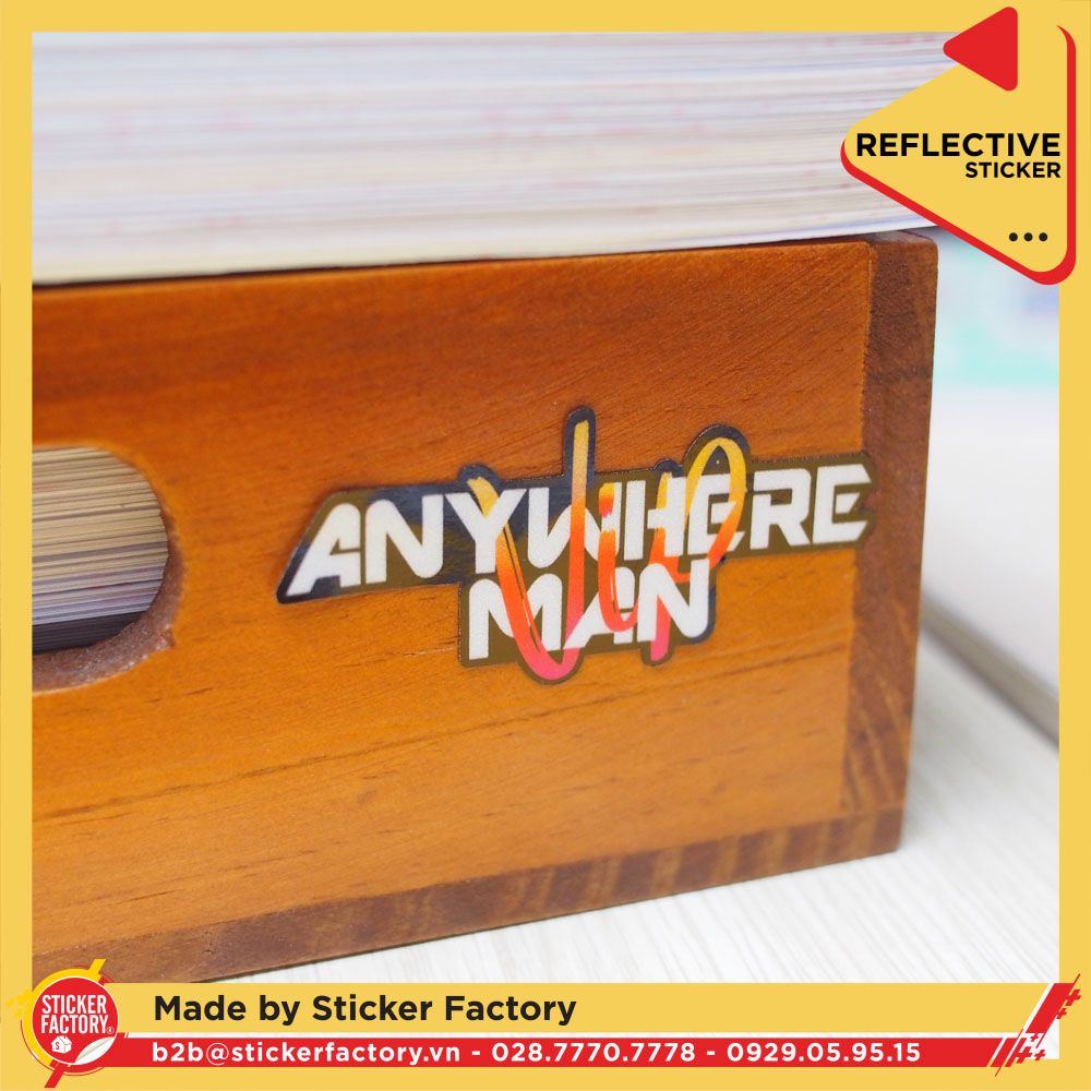 Sticker phản quang 3M in theo yêu cầu