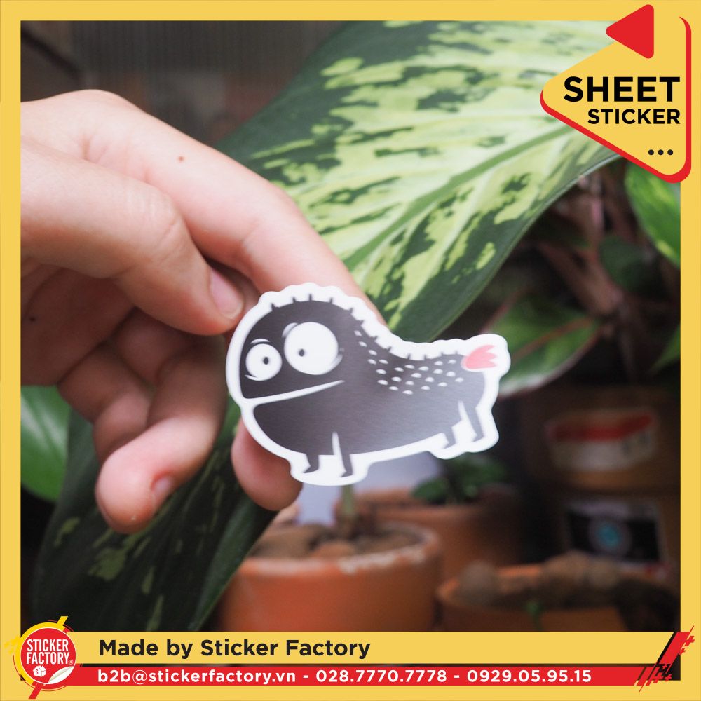 Sticker sheet vinyl