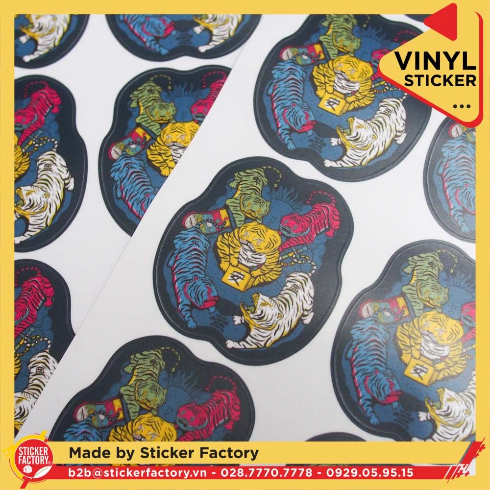 Sticker Vinyl cắt bế theo viền