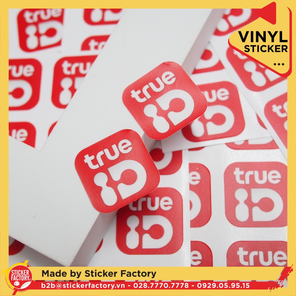 Sticker Vinyl cắt bế theo viền