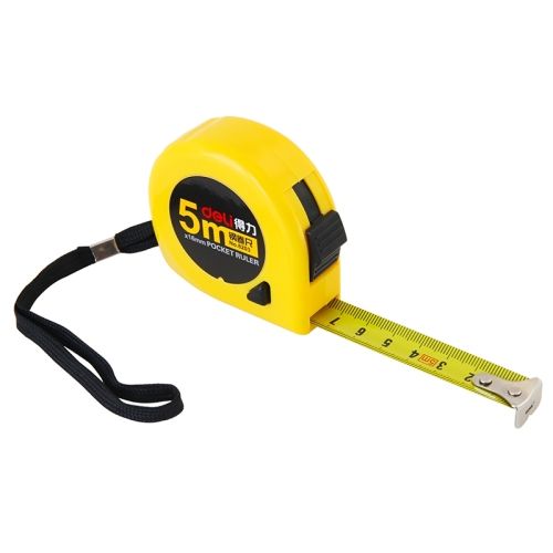 Thước dây kéo Deli 5mx16mm Pocket Ruler No.8203
