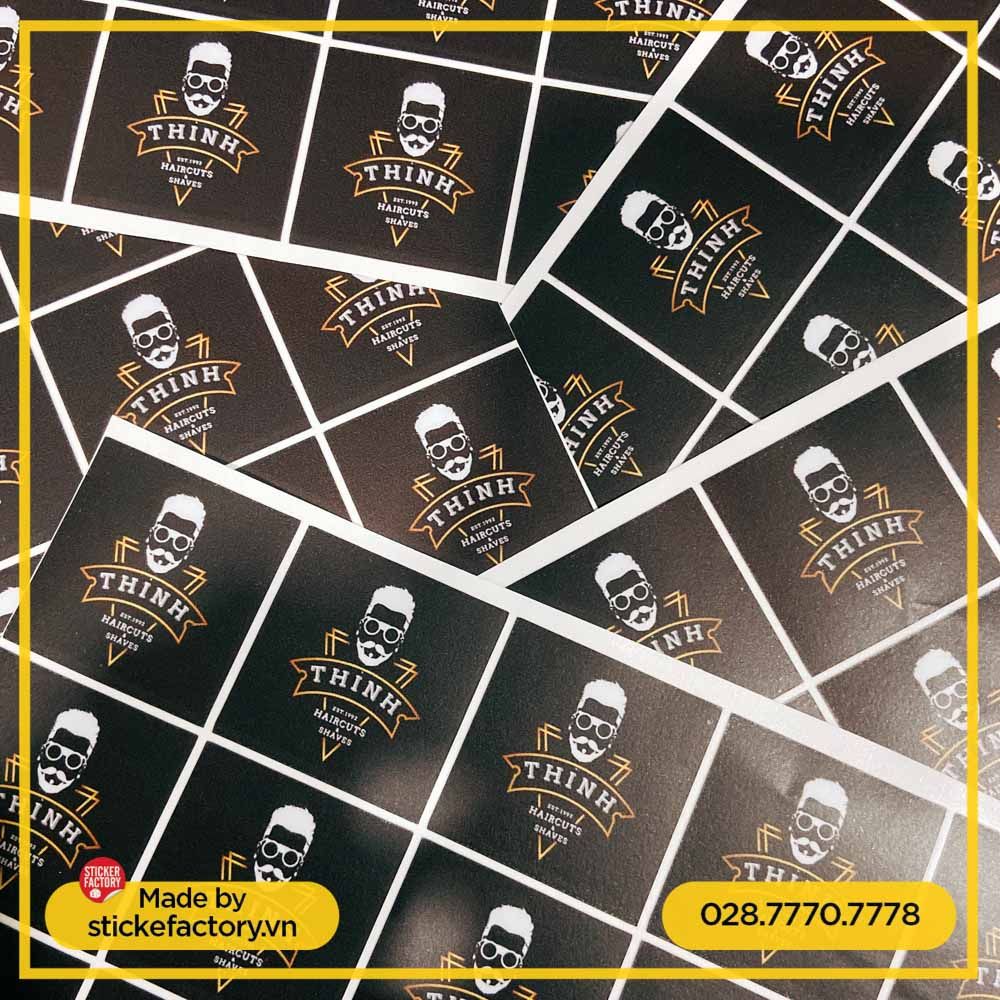 Sticker Vinyl hình vuông