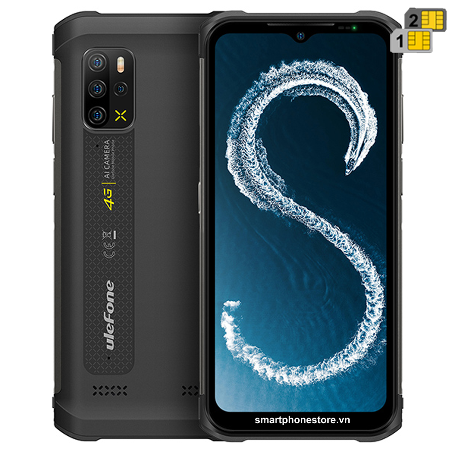 Ulefone Armor 12s - Siêu bền kháng khuẩn Ram8GB Rom128GB 5Camera50MP Pin5180mAh