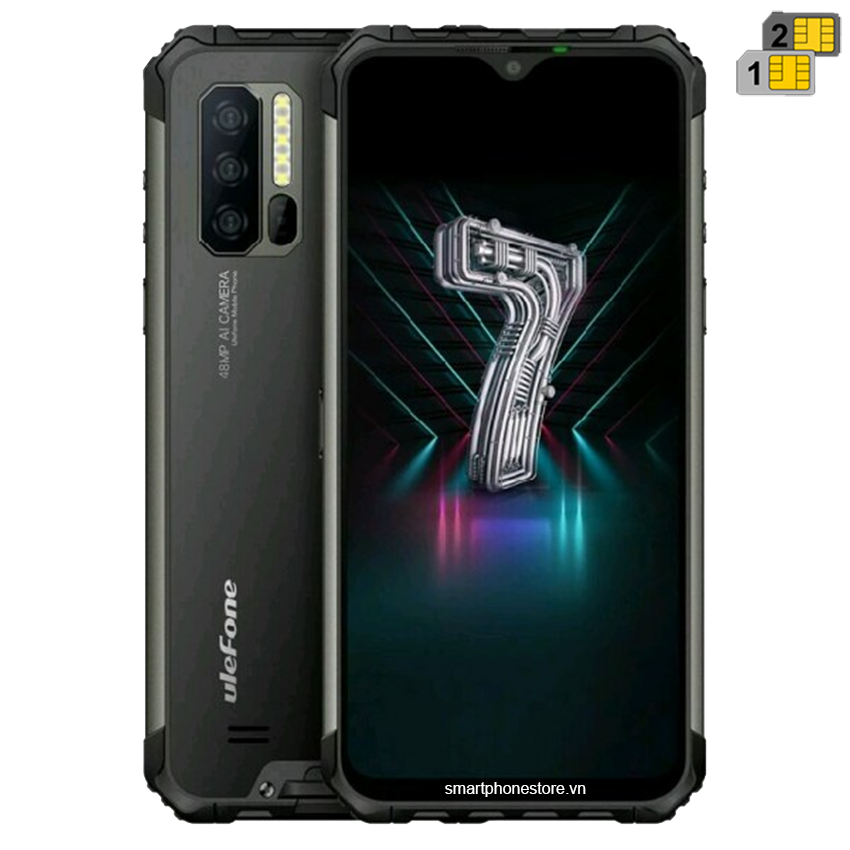 Ulefone Armor 7 - Smartphone Siêu Bền 3 Camera Ram8Gb Rom128Gb Pin 5500Mah