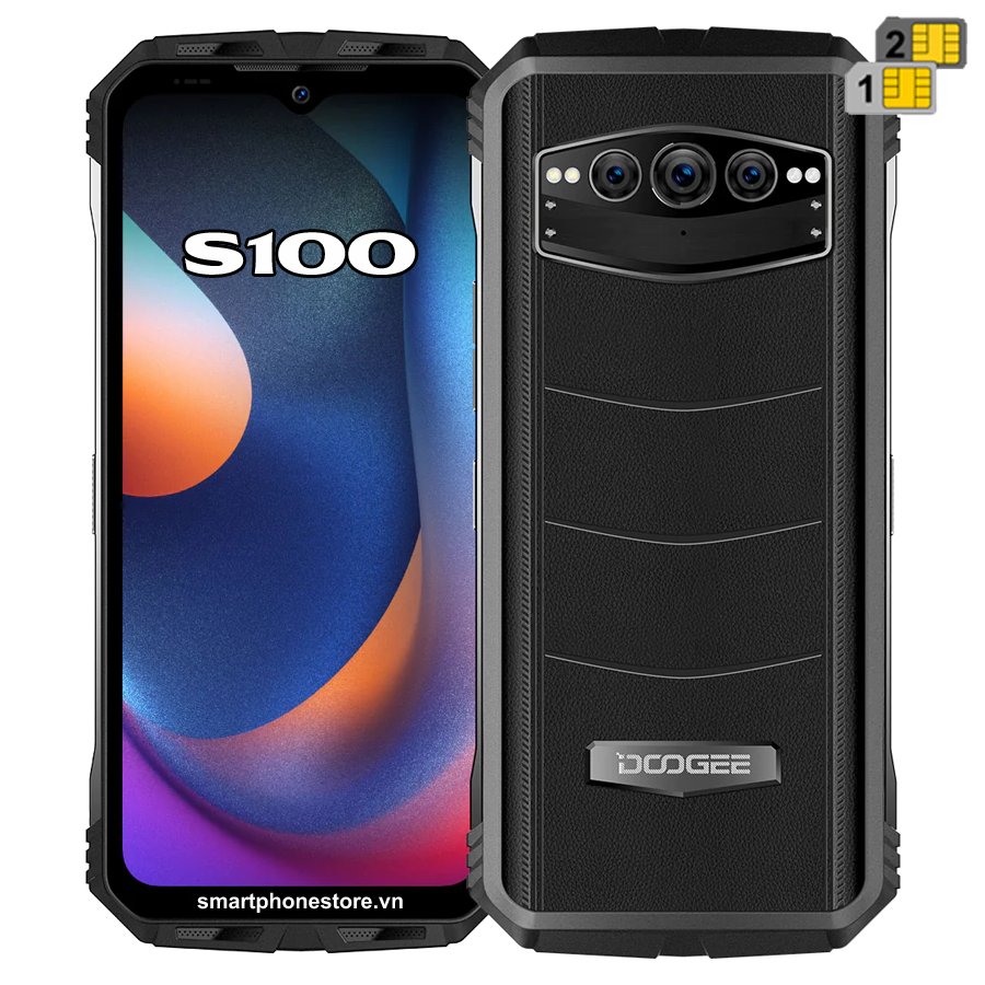 Doogee S100 - Siêu bền pin 10800mAh Ram20GB Camera108MP hồng ngoại