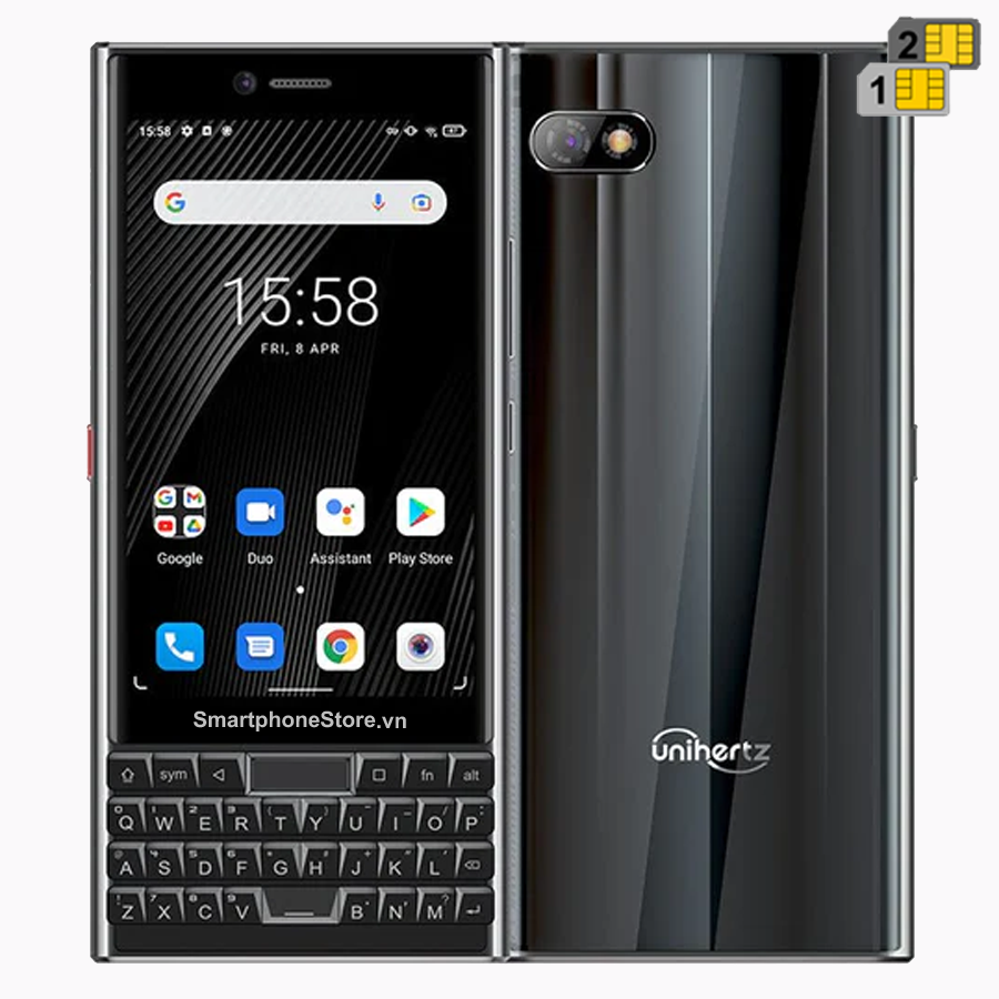 Unihertz Titan Slim - Phong cách Qwerty mỏng huyền thoại Ram6GB Cam48MP Pin4100mAh Android 11