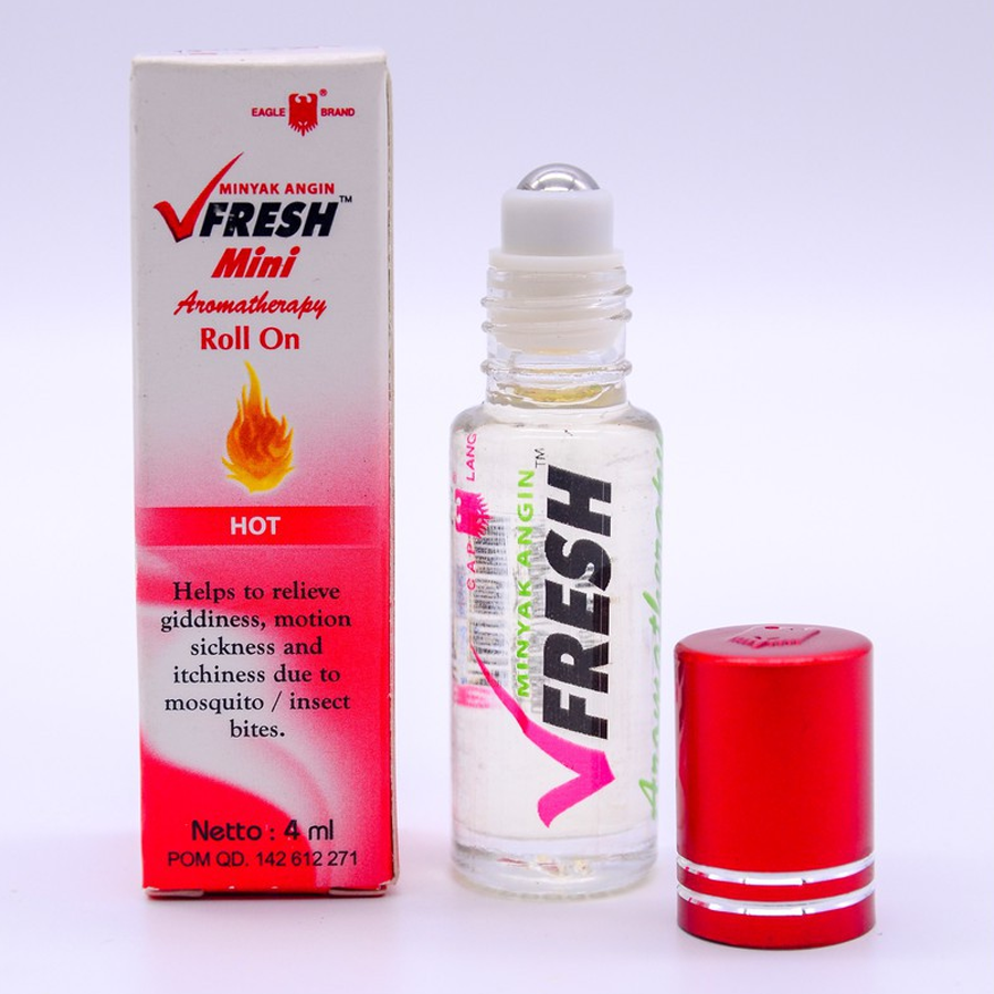 Dầu Nóng Lăn Vfresh Hot Indonesia 4Ml