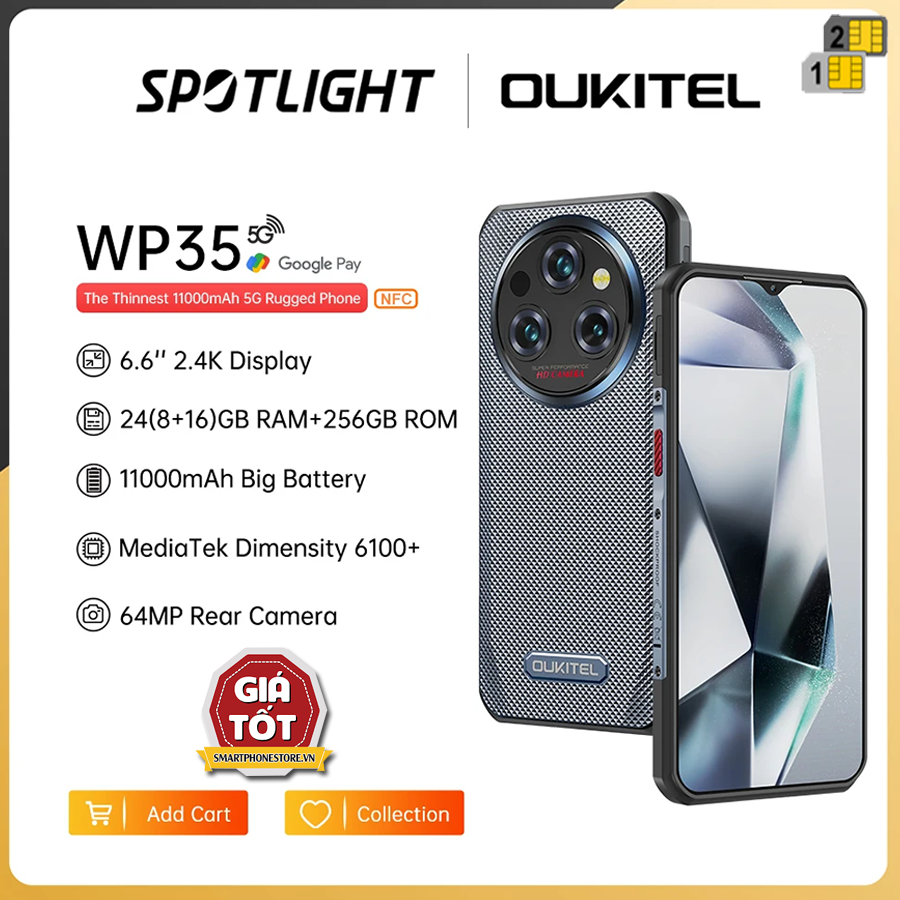 Oukitel WP35 - 5G IP68/69K 6.6