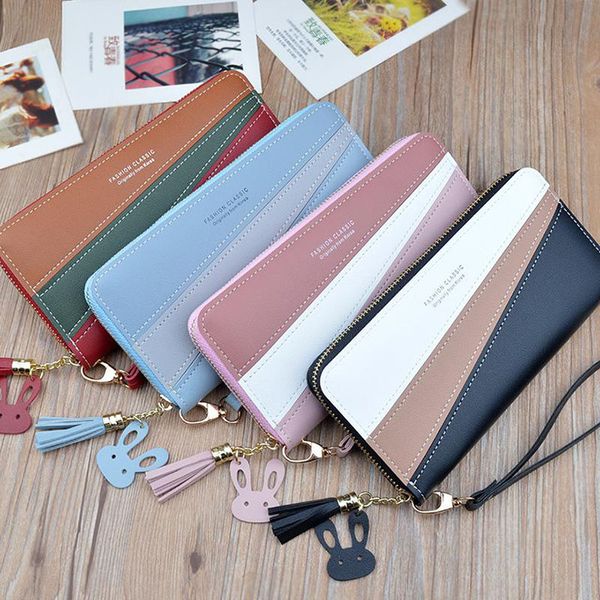 Vi Cầm Tay Nữ Dai Da Pu Cao Cấp Vi Nữ đựng Tiền Hang Hiệu Phối 3 Mau Shop Thời Trang Nice