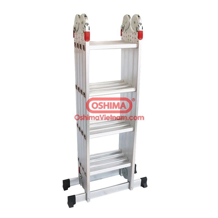 Thang nhôm gấp 4 Oshima T4D-4 ( 4 đoạn, 4 bậc )