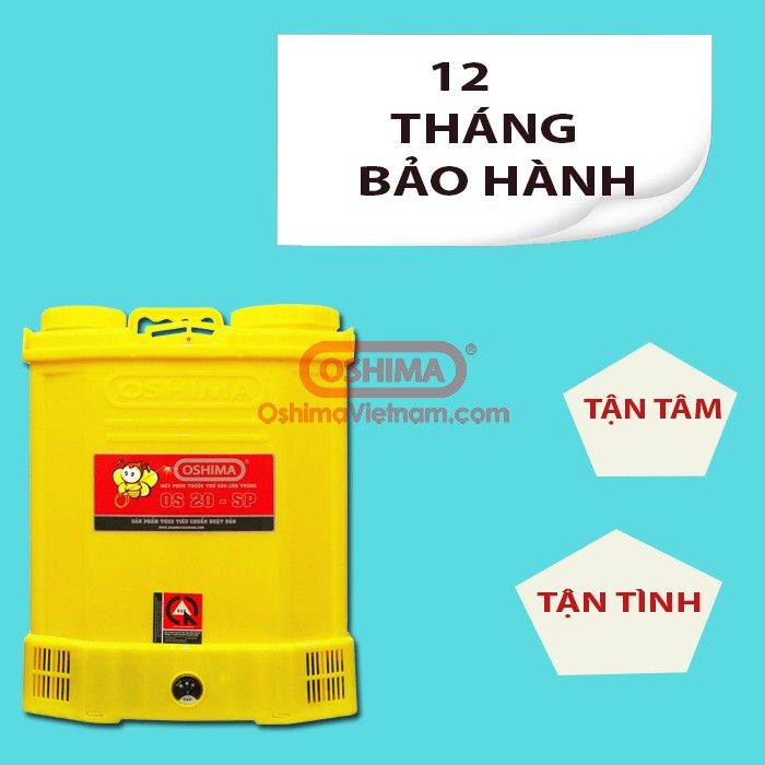 Bình xịt điện Oshima OS 20 SP VÀNG