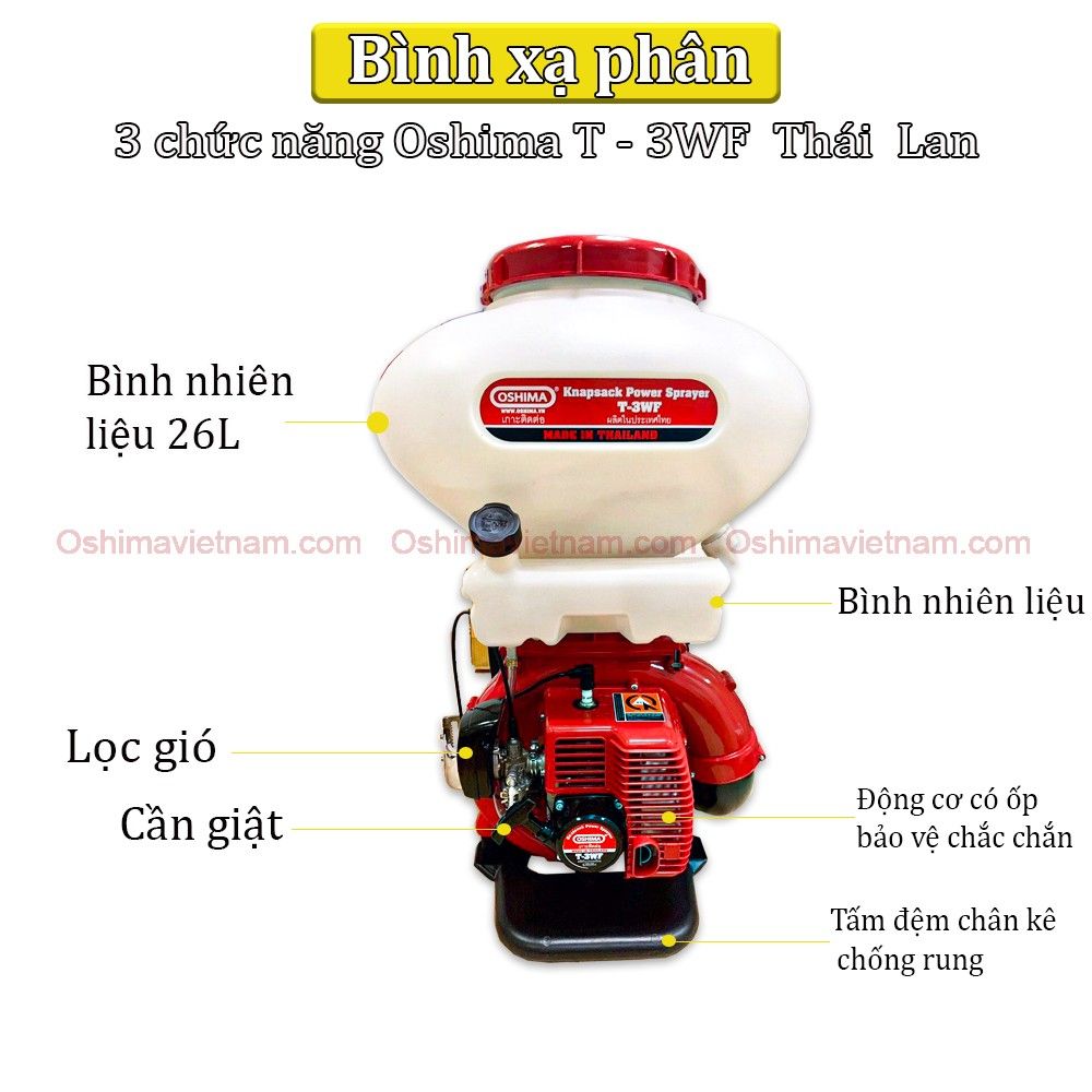 Bình xạ phân Thái Lan Oshima T-3WF