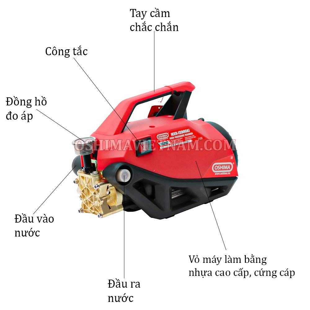 Máy xịt rửa Oshima MXR JZ900A1