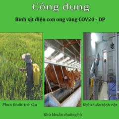 Bình xịt điện con ong vàng COV 20 DP