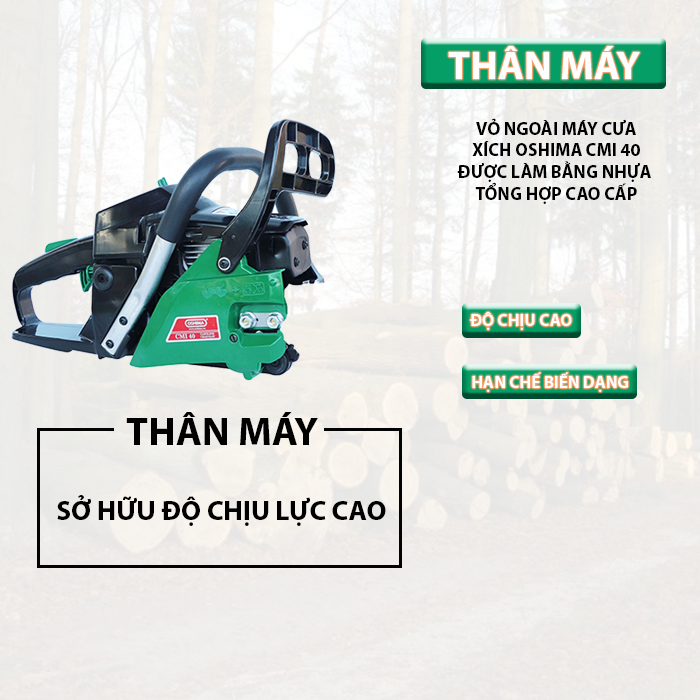 MÁY CƯA XÍCH TỈA CÀNH OSHIMA CMI 40 - H